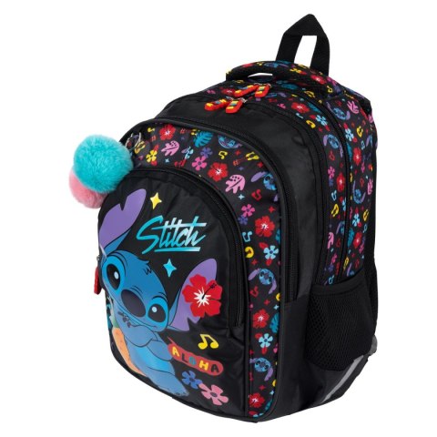 Plecak STITCH Black ALOHA 4 KOMORY St.Majewski (bpl-58) Plecak STITCH Black ALOHA 4 KOMORY St.Majewski (bpl-58)
