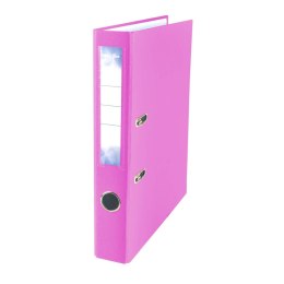 Segregator dźwigniowy A4/50 rózowy 5905658801632 PETITTE OFFICE A4 50mm różowy Strigo (PO01632)