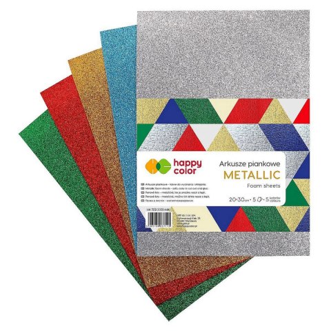 Arkusz piankowy kolor: mix 5 ark. Happy Color (HA 7131 2030-MIX) Arkusz piankowy kolor: mix 5 ark. Happy Color (HA 7131 2030-MIX)