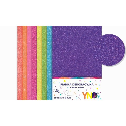 Arkusz piankowy pianka dekoracyjna NC-010 kolor: mix 8 ark. Interdruk (IPIANC015) Arkusz piankowy pianka dekoracyjna NC-010 kolor: mix 8 ark. Interdruk (IPIANC015)