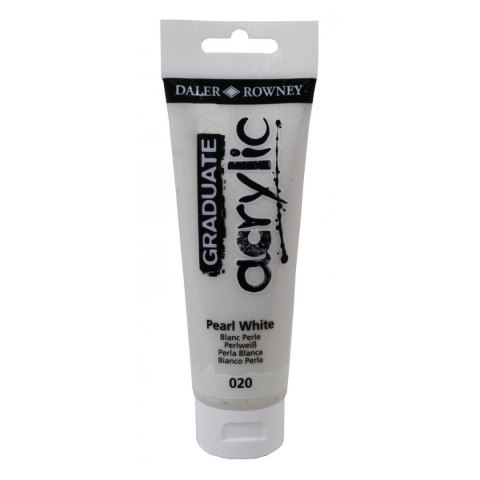 Farba akrylowa Graduate kolor: biały 120ml Daler Rowney (123120020)