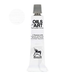 Farba olejna kolor: biały tytanowy 20ml 1 kolor. Renesans