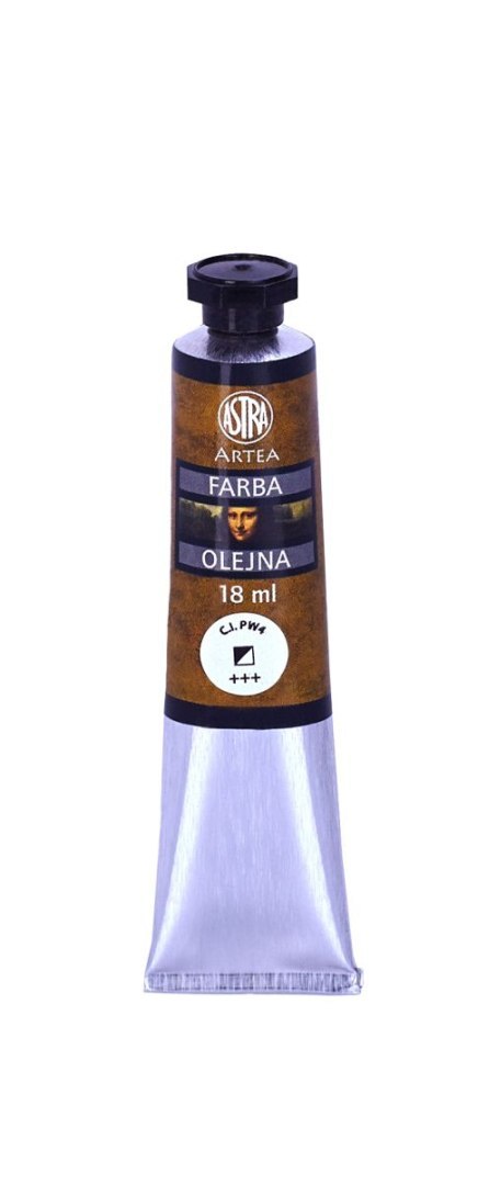 Farba olejna kolor: biel cynkowa 18ml 1 kolor. Artea (83410945) Farba olejna kolor: biel cynkowa 18ml 1 kolor. Artea (83410945)