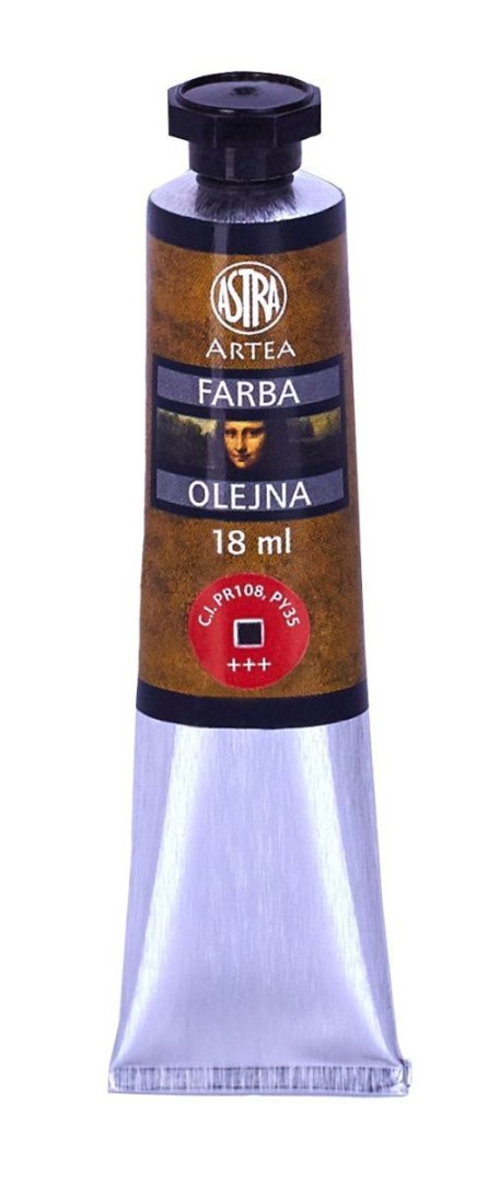 Farba olejna kolor: czerwony 18ml 1 kolor. Artea (83410955) Farba olejna kolor: czerwony 18ml 1 kolor. Artea (83410955)