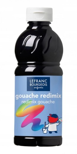 Farba tempera REDIMIX kolor: czarny 500ml 1 kolor. Lefranc&Bourgeois (188017)
