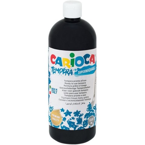 Farba tempera kolor: czarna 1000ml 1 kolor. Carioca Farba tempera kolor: czarna 1000ml 1 kolor. Carioca