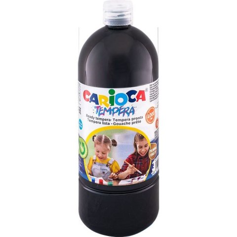 Farba tempera kolor: czarna 1000ml 1 kolor. Carioca Farba tempera kolor: czarna 1000ml 1 kolor. Carioca