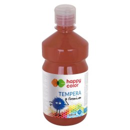Farba tempera kolor: czekoladowy 500ml Happy Color (HA 3310 0500-75)