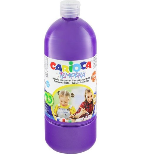 Farba tempera kolor: fioletowy 1000ml 1 kolor. Carioca (170-2662)