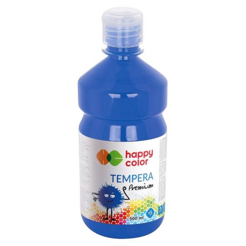 Farba tempera kolor: niebieski jasny 500ml 1 kolor. Happy Color (HA 3310 0500-3)