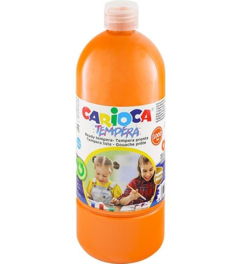 Farba tempera kolor: pomarańczowy 1000ml 1 kolor. Carioca (170-2644)