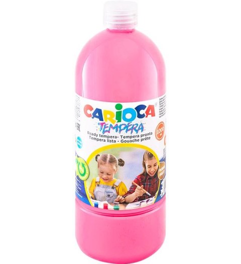 Farba tempera kolor: różowy 1000ml 1 kolor. Carioca (170-2661)