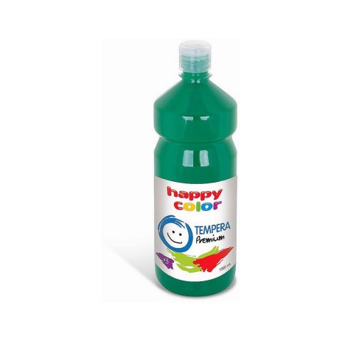Farba tempera kolor: zielony 1000ml 1 kolor. Happy Color (HA 3310 1000-51)