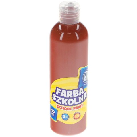 Farby plakatowe szkolne kolor: brązowy 250ml 1 kolor. Astra Farby plakatowe szkolne kolor: brązowy 250ml 1 kolor. Astra