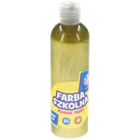 Farby plakatowe szkolne kolor: miedziany 250ml 1 kolor. Astra Farby plakatowe szkolne kolor: miedziany 250ml 1 kolor. Astra