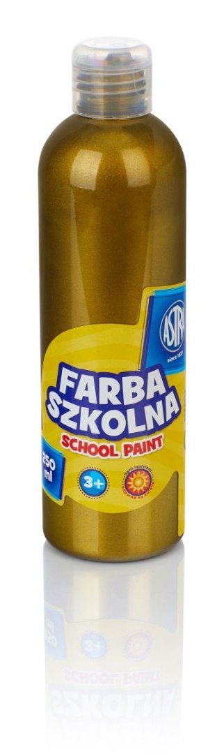 Farby plakatowe szkolne kolor: miedziany 250ml 1 kolor. Astra Farby plakatowe szkolne kolor: miedziany 250ml 1 kolor. Astra