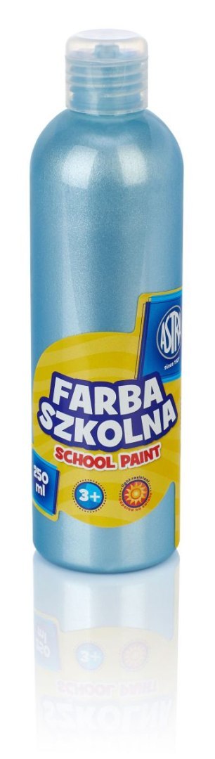 Farby plakatowe szkolne kolor: niebieski 250ml 1 kolor. Astra