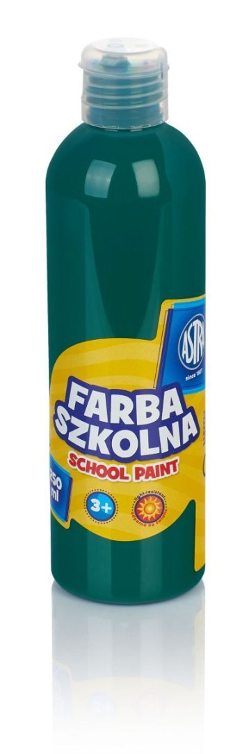 Farby plakatowe szkolne kolor: zielony 250ml 1 kolor. Astra Farby plakatowe szkolne kolor: zielony 250ml 1 kolor. Astra