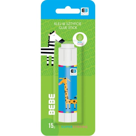 Klej w sztyfcie BB KIDS 15g Interdruk (IKLSZTR15BBK) Klej w sztyfcie BB KIDS 15g Interdruk (IKLSZTR15BBK)