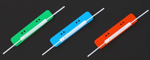 Klipsy do spinania dokumentów ZACZEP plastik 100 szt Komi