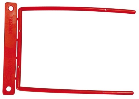 Klipsy do spinania dokumentów archiwizacyjne D-Clip metalowo-plastikowy 100 szt Q-Connect (KF02281) Klipsy do spinania dokumentów archiwizacyjne D-Clip metalowo-plastikowy 100 szt Q-Connect (KF02281)