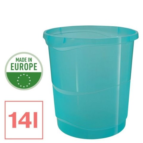Kosz na śmieci Colour Breeze plastik kolor: niebieski 14L Esselte (626289) Kosz na śmieci Colour Breeze plastik kolor: niebieski 14L Esselte (626289)
