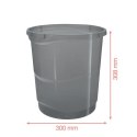Kosz na śmieci Colour Breeze plastik kolor: niebieski 14L Esselte (626289) Kosz na śmieci Colour Breeze plastik kolor: niebieski 14L Esselte (626289)