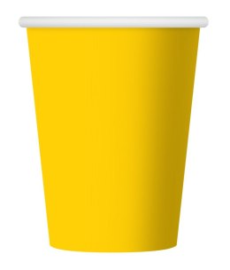 Kubek jednorazowy JEDNOKOLOROWE ŻÓŁTE papier 270ml Godan (PF-KJZ)