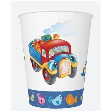 Kubek jednorazowy daisy papier 250ml Pol-mak (01) Kubek jednorazowy daisy papier 250ml Pol-mak (01)