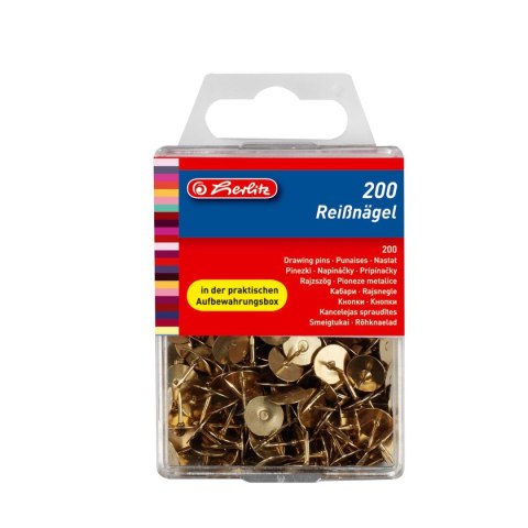 Pinezki 8770208 kolor: złoty 200 szt Herlitz (300000609) Pinezki 8770208 kolor: złoty 200 szt Herlitz (300000609)