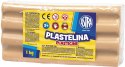 Plastelina 1 kol. cielista 1000g Astra