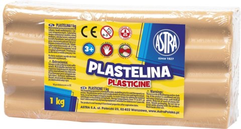 Plastelina 1 kol. cielista 1000g Astra