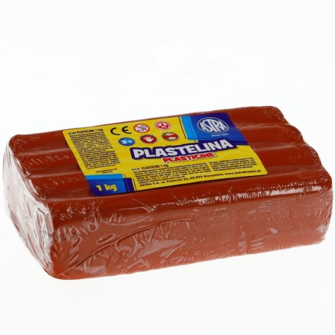 Plastelina 1 kol. terakotowa 1000g Astra (303111021)