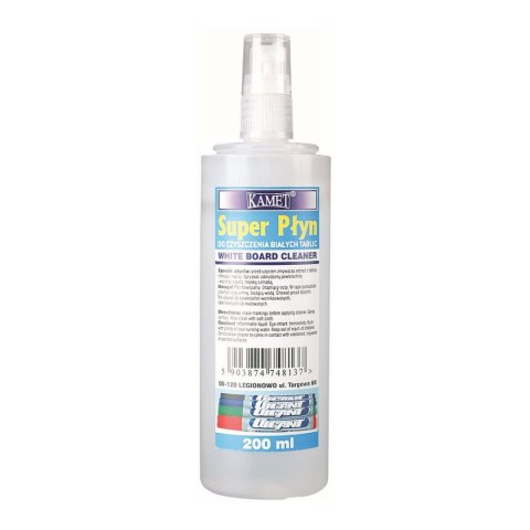Płyn czyszczący do tablic 250ml Kamet (K-9977) Płyn czyszczący do tablic 250ml Kamet (K-9977)