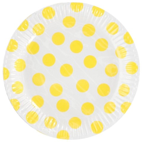 Talerz jednorazowy GROSZKI papier śr. 180mm 6 szt Godan (PF-TGZ7) Talerz jednorazowy GROSZKI papier śr. 180mm 6 szt Godan (PF-TGZ7)