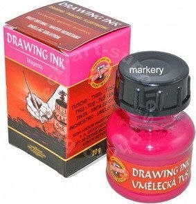 Tusz kreślarski MAGENTA kolor: magenta 20ml Koh-I-Noor (141756) Tusz kreślarski MAGENTA kolor: magenta 20ml Koh-I-Noor (141756)