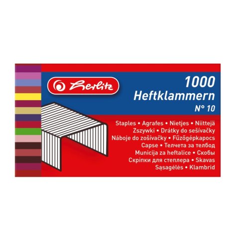 Zszywki 10 8760613 1000 szt Herlitz (300000607) Zszywki 10 8760613 1000 szt Herlitz (300000607)