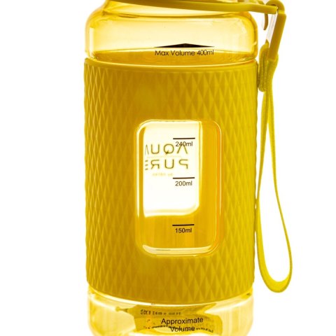Bidon AQUA PURE by neon yellow 400ml Astra (511023009)