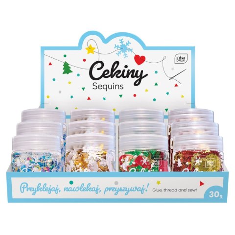 Cekiny Winter mix 30g Interdruk (30 g) Cekiny Winter mix 30g Interdruk (30 g)