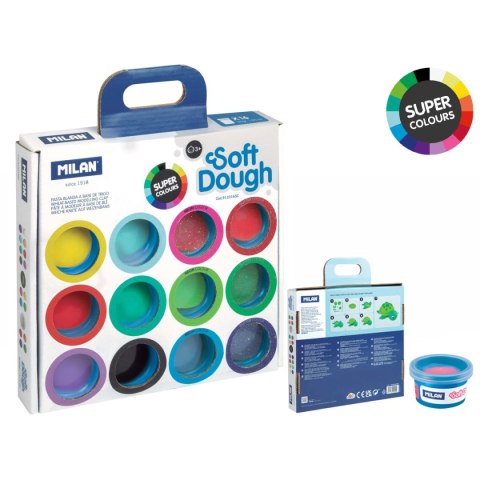 Ciastolina 16 kol. Super Colours 30g Milan (913316SC)