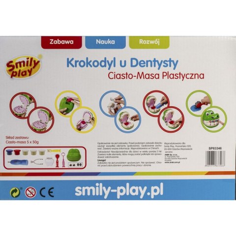 Ciastolina 5 kol. Ciasto-masa krokodyl 250g Smily Play (SP83346) Ciastolina 5 kol. Ciasto-masa krokodyl 250g Smily Play (SP83346)