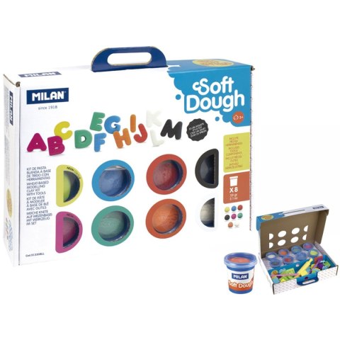 Ciastolina 8 kol. Lots of Letters 59g Milan (913308LL) Ciastolina 8 kol. Lots of Letters 59g Milan (913308LL)