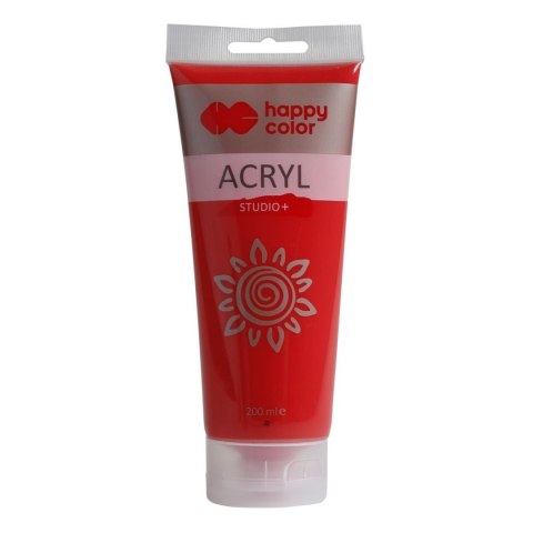 Farba akrylowa kolor: Czerwony 200ml Happy Color (HA 7370 0200-2)