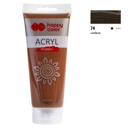 Farba akrylowa kolor: brązowa 200ml Happy Color (HA 7370 0200-74)