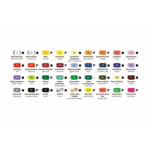 Farba akrylowa kolor: mix 12ml Happy Color (HA 7370 0012-K36)