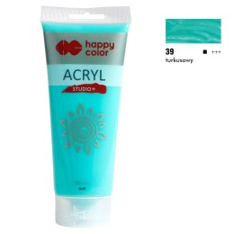 Farba akrylowa kolor: zielona 200ml Happy Color (HA 7370 0200-39)