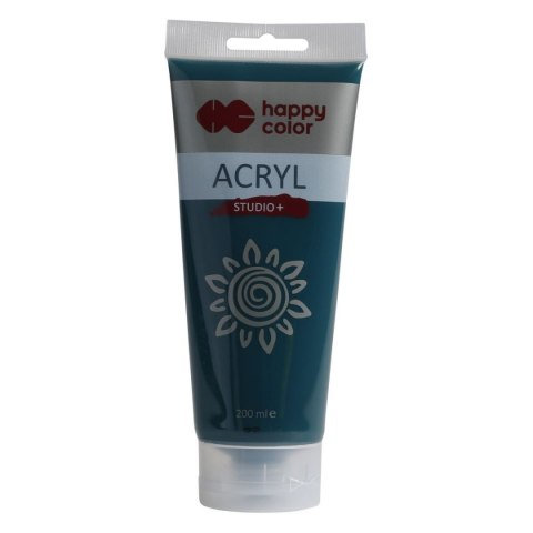 Farba akrylowa kolor: zielona 200ml Happy Color (HA 7370 0200-53)