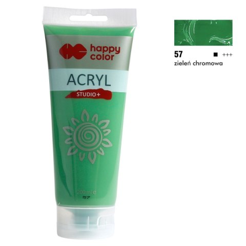 Farba akrylowa kolor: zielona 200ml Happy Color (HA 7370 0200-57)