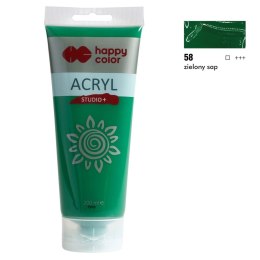 Farba akrylowa kolor: zielona 200ml Happy Color (HA 7370 0200-58)