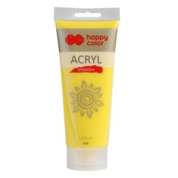 Farba akrylowa kolor: żółta 200ml Happy Color (HA 7370 0200-10)
